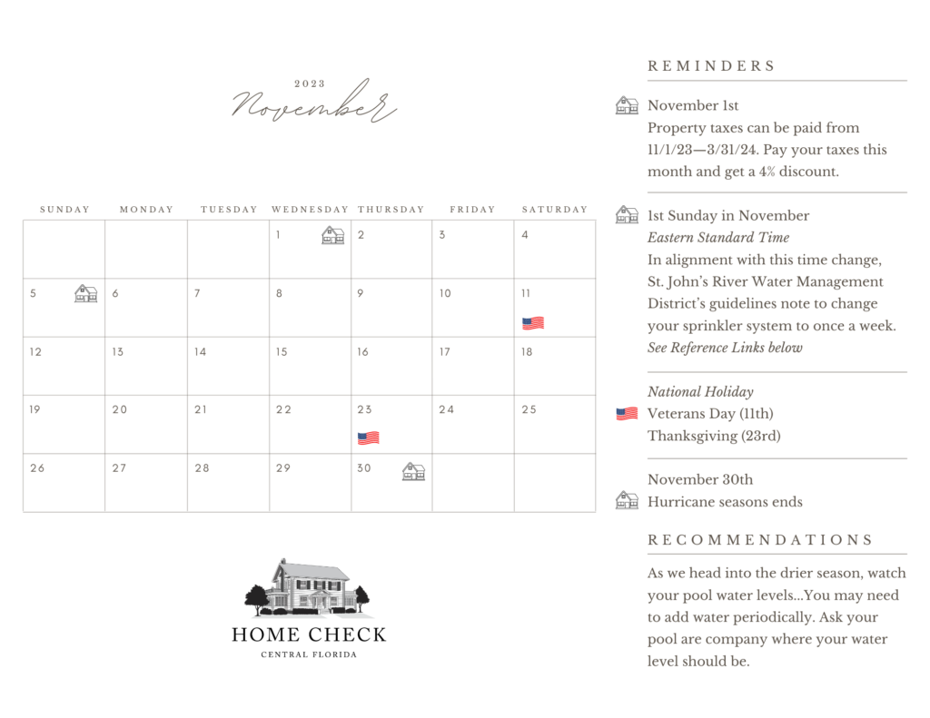 November 2023 Calendar Image